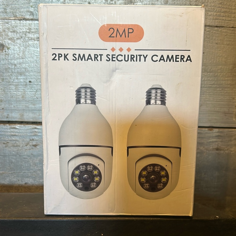 2-pack smart security camera